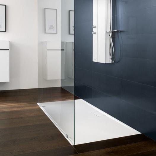 Villeroy & Boch Rectangle Shower Tray 1800 x 800mm Villeroy & Boch Architectura Metalrim Rectangular Shower Tray in Alpin White