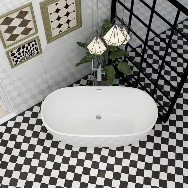 Imex Modern Freestanding Bath Imex Alma Slim Freestanding Bath