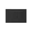 Aquarius Flush Plate Matt Black Aquarius Raleigh Square Button Flush Button
