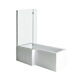 Aquarius Bathrooms Complete Bathroom Suite Aquarius Altano Complete Bathroom Suite with 1700mm L-Shaped Bath, Toilet, Basin, Shower & Taps