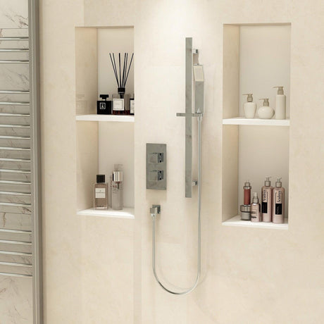 Imex Concealed Shower Set Imex Bloque Single Outlet Concealed Shower Valve Set with Riser Kit