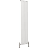 Aquarius Bathrooms Panel Radiator 1800 x350mm / White Aquarius Flat Single Vertical Radiator