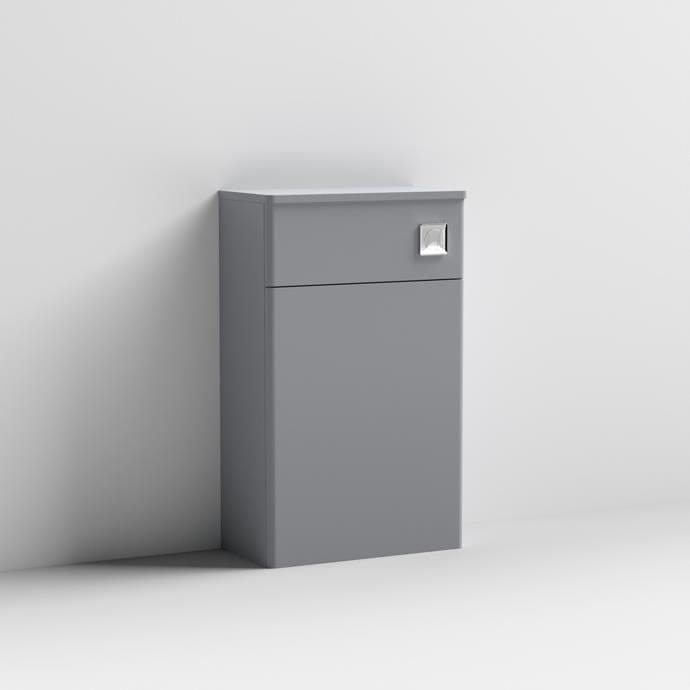 Aquarius WC Unit Grey Aquarius Leighton 500mm WC Unit