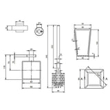 Villeroy & Boch Toilet Brush Villeroy & Boch Elements - Striking Toilet Brush Set