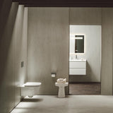 Laufen Wall Hung Toilet Laufen Meda Rimless Silent Flush Back to Wall Toilet with Soft Close Seat