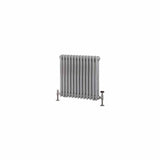 Eastbrook Column Radiator Eastbrook Rivassa Traditional 3 Column Radiator in Chrome Effect