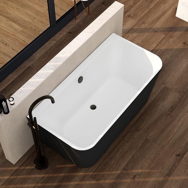 Imex Back to Wall Freestanding Baths Imex Ravine Back to Wall Freestanding Bath