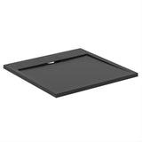 Ideal Standard Rectangle Shower Tray Ideal Standard Ultra Flat S i.life Shower Tray in Jet Black