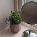 Smedbo Cosmetic and Shaving Mirror Smedbo Beslagsboden Glow Freestanding LED Magnifing Mirror