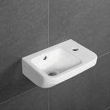 Villeroy & Boch Wall Hung Basin Villeroy & Boch Architectura Wall Hung Basin with Overflow - 360 x 260mm - Right Hand Tap Hole - White Alpin