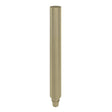 Aquarius Shower Handset Brushed Brass Aquarius Modern Round Shower Handset