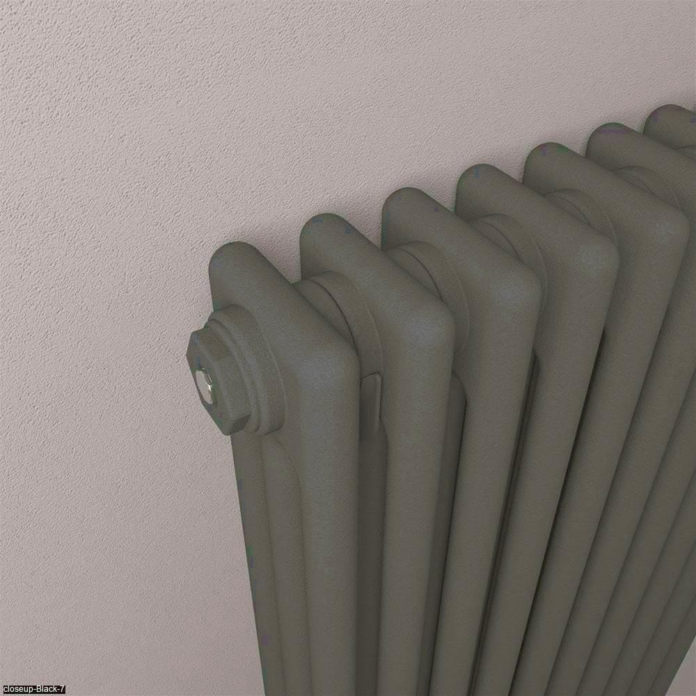 Eastbrook Rivassa Traditional 3 Column Radiator in Matt Anthracite