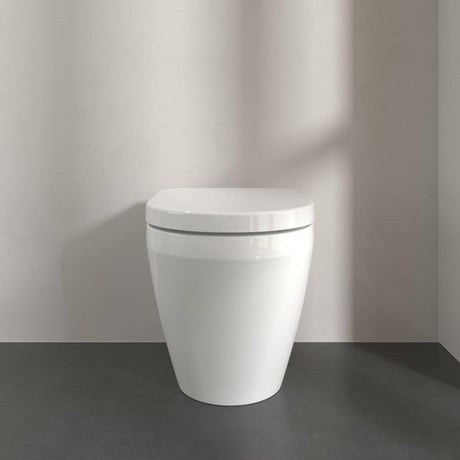 Villeroy & Boch Back to Wall Toilet Villeroy & Boch Architectura Back to Wall Rimless Toilet with TwistFlush and Soft Close Seat