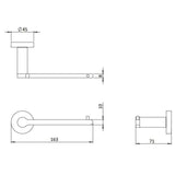 Britton Toilet Roll Holder Britton Hoxton 2.0 Single Toilet Roll Holder