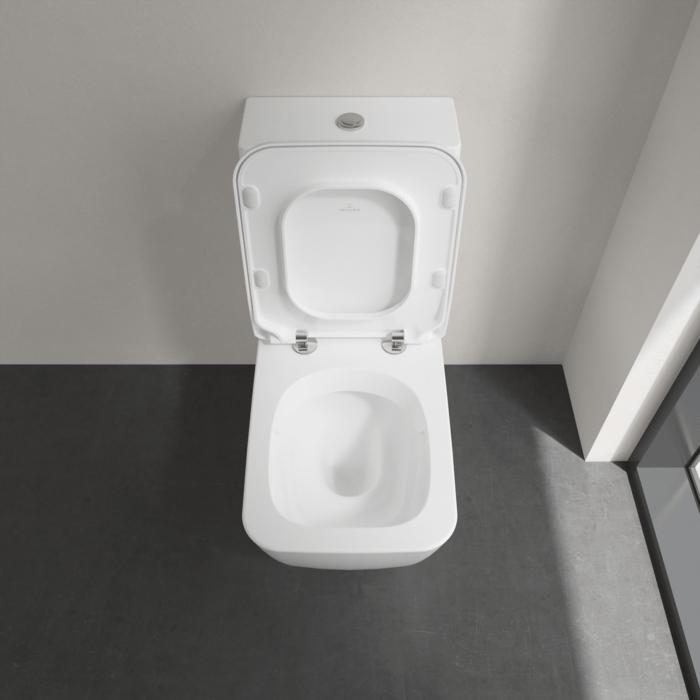 Villeroy & Boch Close Coupled Toilet Villeroy & Boch Venticello Rimless Close Coupled Toilet with Slimline Soft Close Seat