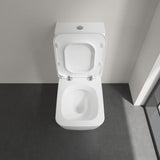 Villeroy & Boch Close Coupled Toilet Villeroy & Boch Venticello Rimless Close Coupled Toilet with Slimline Soft Close Seat