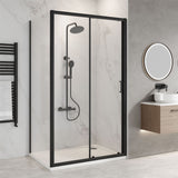 Aquarius Bathrooms Sliding Shower Door Aquarius Urbano 6mm Sliding Shower Door 1850mm