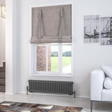 Eastbrook Rivassa Traditional 2 Column Radiator in Matt Anthracite