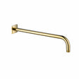 JTP Fixed Shower Arm Brushed Brass JTP Grosvenor Wall Mounted 400mm Shower Arm