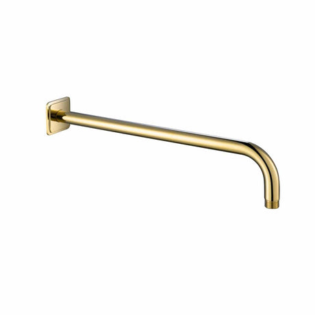 JTP Fixed Shower Arm Brushed Brass JTP Grosvenor Wall Mounted 400mm Shower Arm
