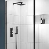 Aquarius Bathrooms Concealed Shower Valve Aquarius Tetra 2-Outlet Triple Handle Thermostatic Concealed Valve