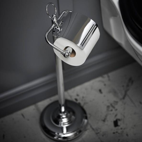 Miller Toilet Roll Holder Miller Signature Freestanding Traditional Toilet Roll Holder with Cover