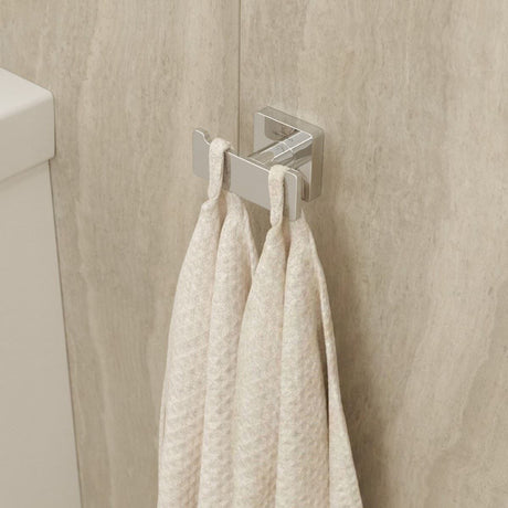 Villeroy & Boch Robe Hook Chrome Villeroy & Boch Elements - Striking Double Towel Hook