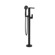 Crosswater Freestanding Bath Filler Matt Black Crosswater Drift Floor Standing Bath Shower Mixer