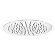 Aquarius Fixed Shower Head Chrome Aquarius RainLux Round Slim Shower Head