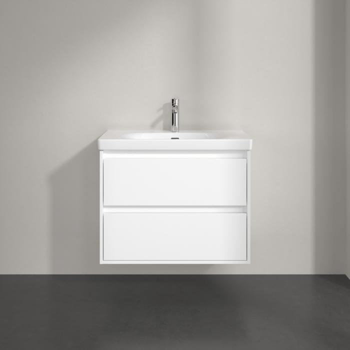 Villeroy & Boch Wall Mounted Vanity Unit Villeroy & Boch Skyla Wall Mounted 800mm Two Drawer Vanity Unit with Basin