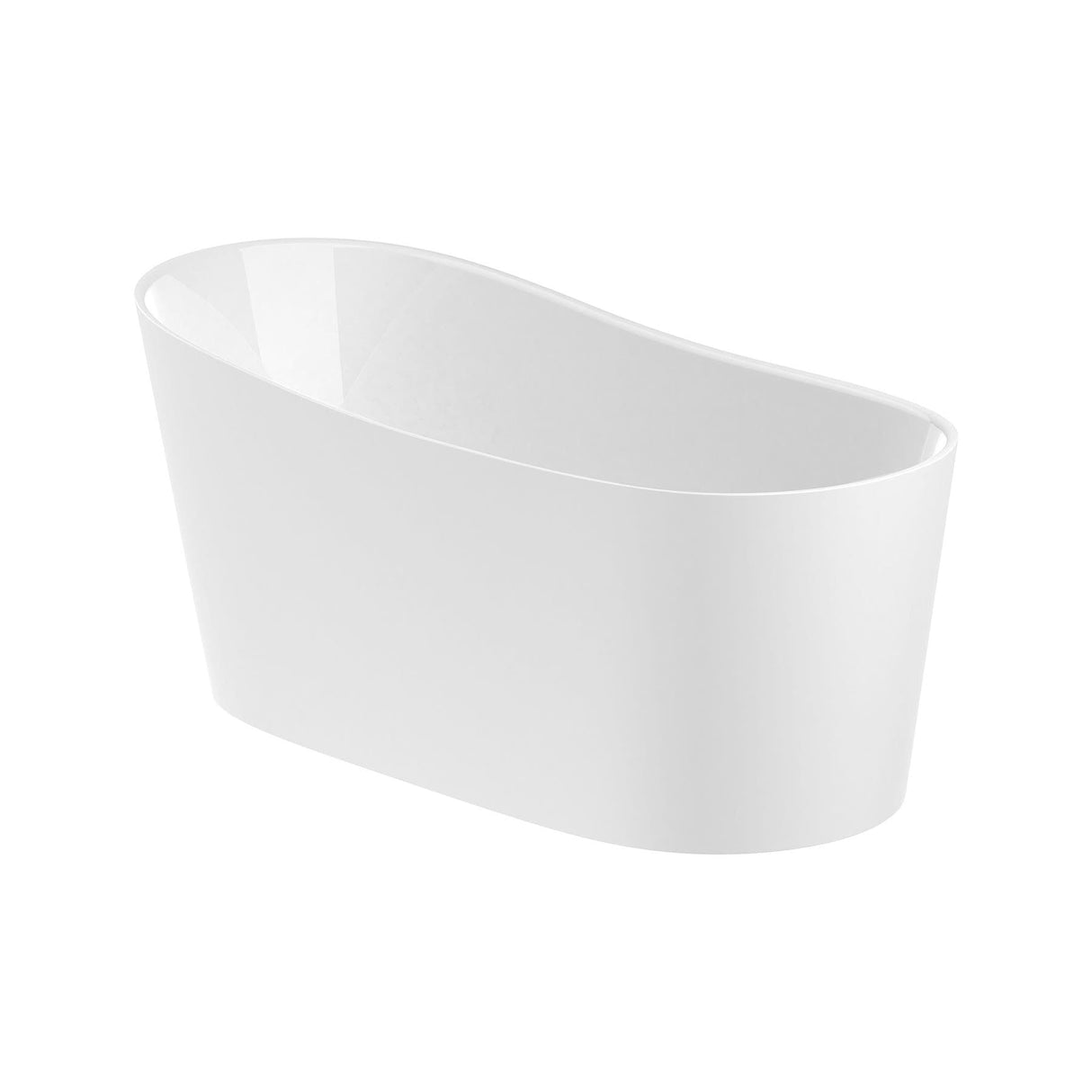 Roca Modern Freestanding Bath Roca Maui Round Freestanding Stonex® Bath with Click-Clack Waste