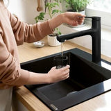 Hansgrohe Kitchen Tap Hansgrohe Zesis M33 Single Lever Kitchen Mixer Tap 160 with Pull-Out Spray