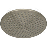 TED Fixed Shower Head Brushed Nickel TED Universal 250mm Fixed Shower Head