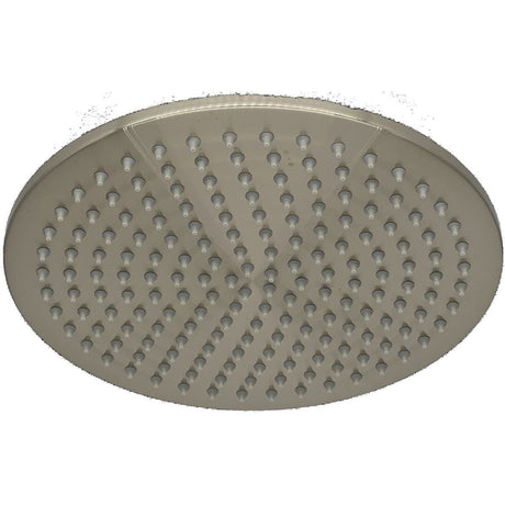 TED Fixed Shower Head Brushed Nickel TED Universal 250mm Fixed Shower Head