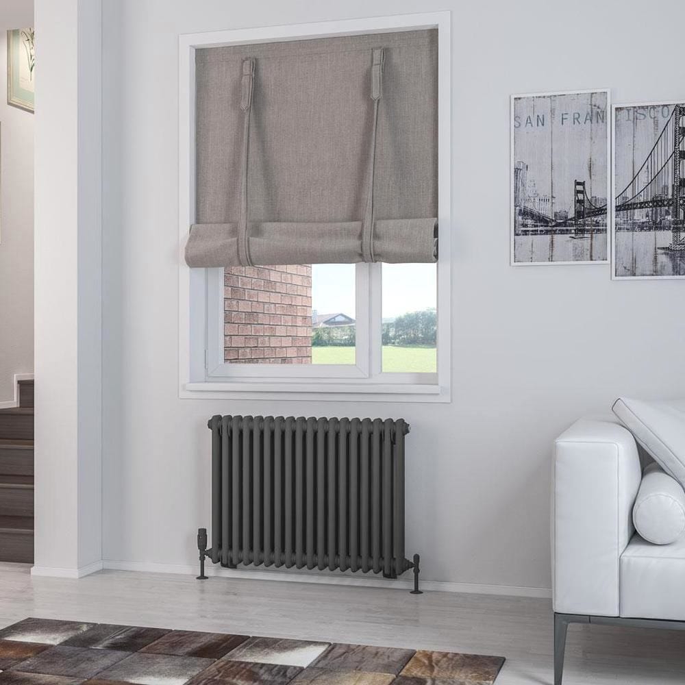 Eastbrook Rivassa Traditional 2 Column Radiator in Matt Anthracite