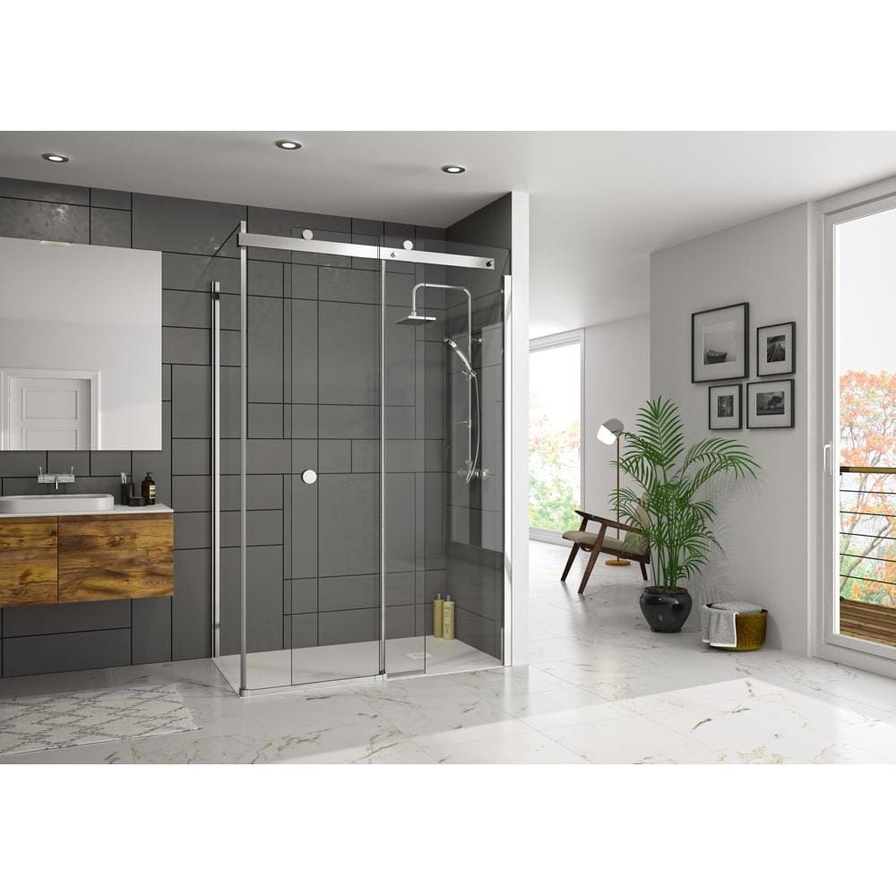 Merlyn Slding Shower Door Merlyn Series 10 Sliding Shower Shower Door in Chrome