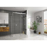 Merlyn Slding Shower Door Merlyn Series 10 Sliding Shower Shower Door in Chrome