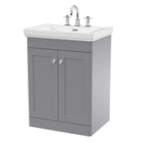 Aquarius Bathrooms Floor Standing Vanity Unit Aquarius Leighton 500mm Floor Standing Two Door Vanity Unit with Basin