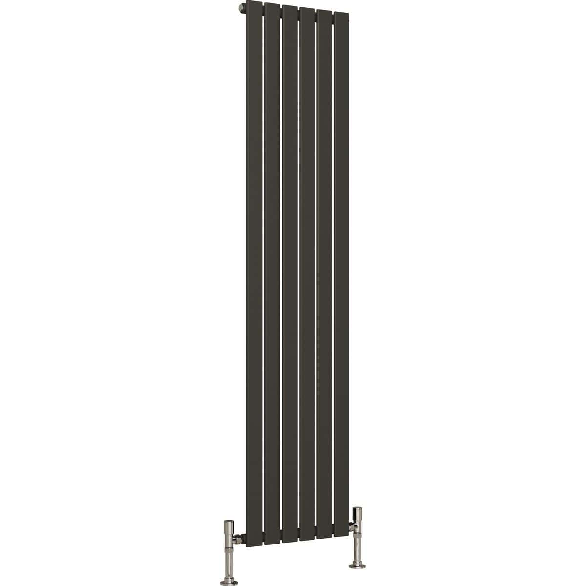 Aquarius Bathrooms Panel Radiator Aquarius Flat Single Vertical Radiator