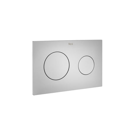 ROCA Flush Plate Grey Lacquer ROCA Duplo One PL10 Flush Plate with Round Buttons