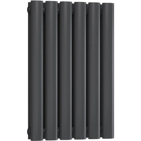 Aquarius Bathrooms Column Radiator 600 x360mm / Anthracite Aquarius Athens Horizontal Double Column Radiator