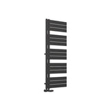 Eastbrook Designer Towel Rail Eastbrook Helmsley Straight Vertical Designer Towel Rail in Matt Black