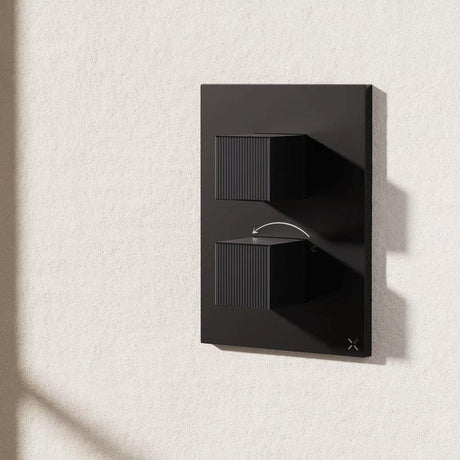 Crosswater Concealed Shower Valve Matt Black Crosswater Limit Crossbox 3 Outlet Trimset