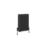 Eastbrook Rivassa Traditional 4 Column Radiator in Matt Black