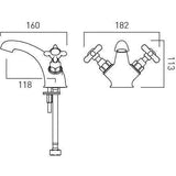 Vado Mono Basin Tap Booth & Co. Axbridge Mono Basin Mixer Tap