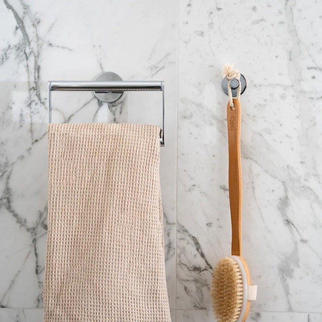 Smedbo Towel Rails and Rings Chrome Smedbo Dot Self-Adhesive Towel Ring