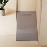 Crosswater Rectangle Shower Tray Light Grey / 800 x 1600 Crosswater Vito Textured Rectangle Shower Tray with Waste