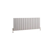 Eastbrook Panel Radiator Eastbrook Guardia Straight Horizontal Aluminium in Matt Grey