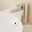 Crosswater Tall Basin Tap Chrome Crosswater Drift Tall Mono Basin Mixer Tap with Clicker Waste