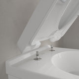 Villeroy & Boch Wall Hung Toilet Villeroy & Boch O.novo Compact Wall Hung Toilet with Soft Close Seat